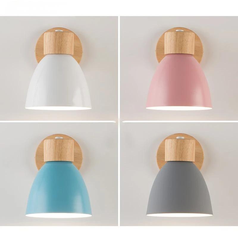YADIEL WALL LIGHT – Nordische Wandlampe aus Holz mit Zugschalter