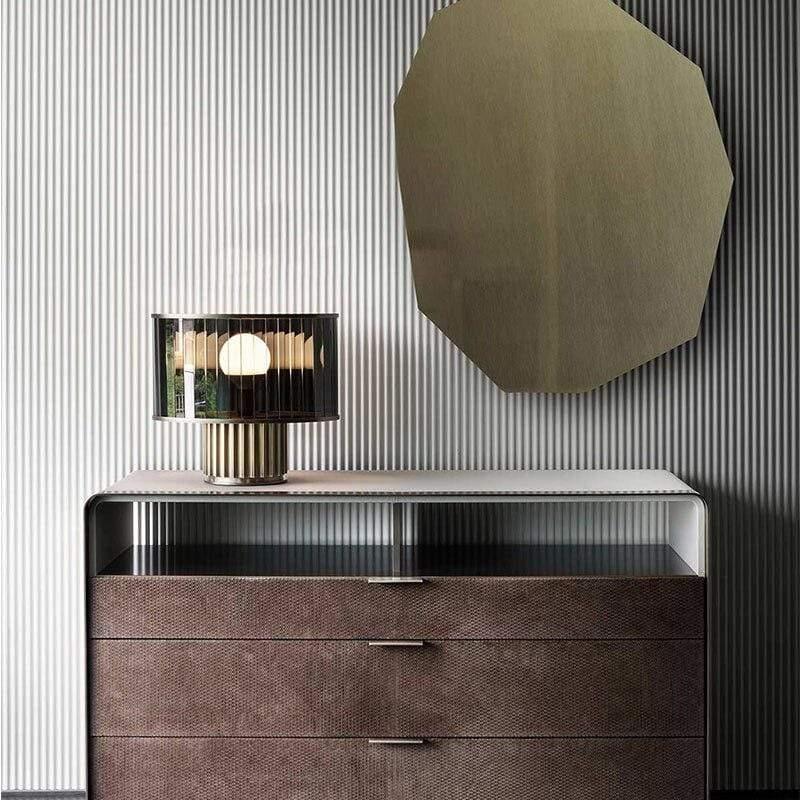 LUMINESCO – Künstlerische Glas-Tischlampe