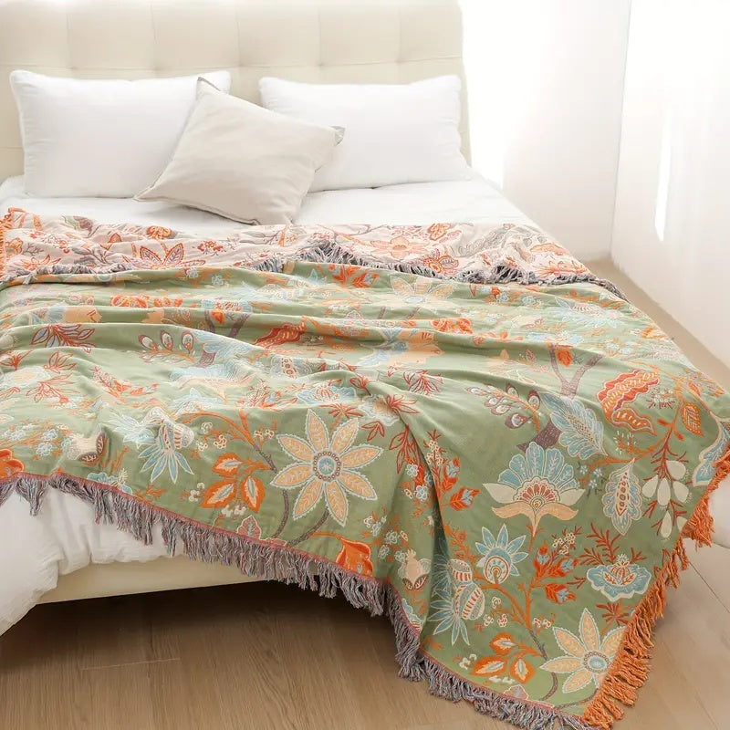 EMARA - Bequeme Boho Decke