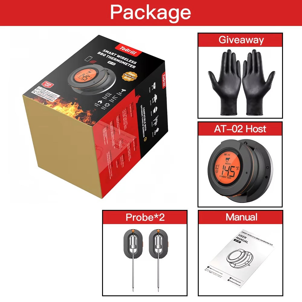 TempMaster BBQ-Thermometer – App-gesteuert & Mehrzonenfähig