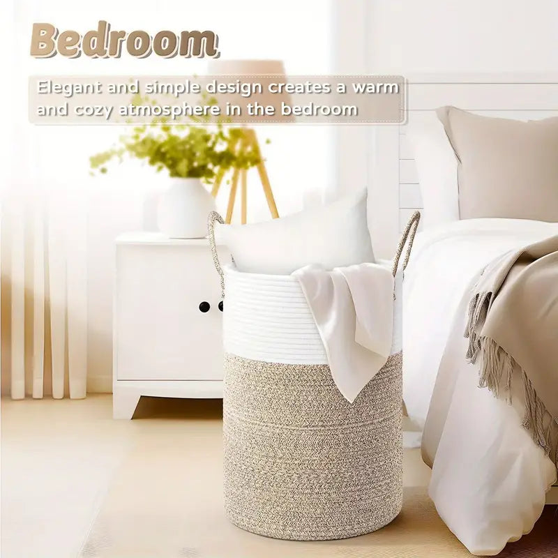 RopeBasket - Faltbarer Baumwollkorb