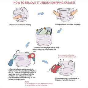 RopeBasket - Faltbarer Baumwollkorb