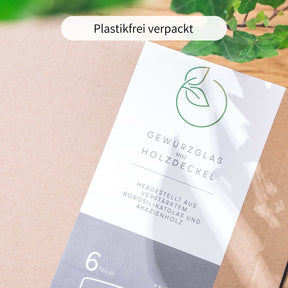 MAJA | Gewürzgläser oval 170ml  (6-tlg.)