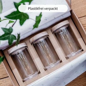 ALVA | Vorratsgläser rund 1000ml (3-tlg.)