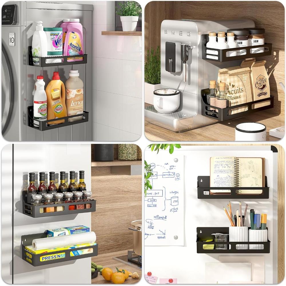 SpiceMagnet – Platzsparender magnetischer Regalorganizer