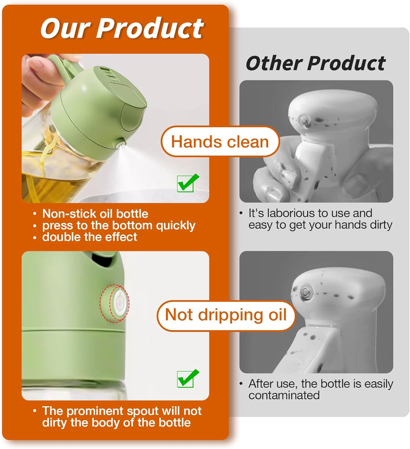 OilSprayzer – 2-in-1 Ölsprüher und Ausgießer