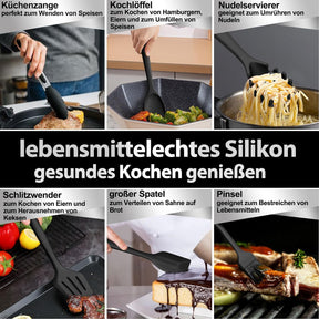 KitchenPro - Silikon-Küchenutensilien-Set