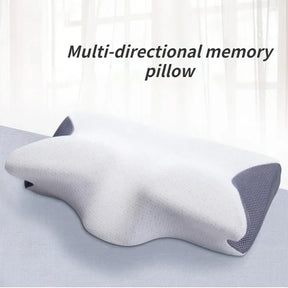 SILENZA PILLOW – Ergonomisches Nackenstützkissen mit Memory-Schaum für erholsamen Schlaf