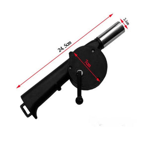 BBQ AIR BLOWER – Handbetriebener Grill-Ventilator für müheloses Anzünden