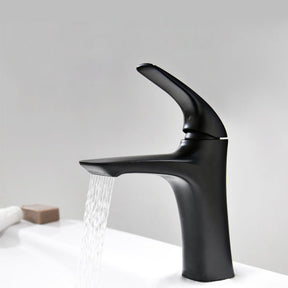 BRASSLINE Washbasin Tap – Eleganter Wasserhahn in Antik-Schwarz aus Vollmessing