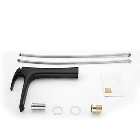 BRASSLINE Washbasin Tap – Eleganter Wasserhahn in Antik-Schwarz aus Vollmessing