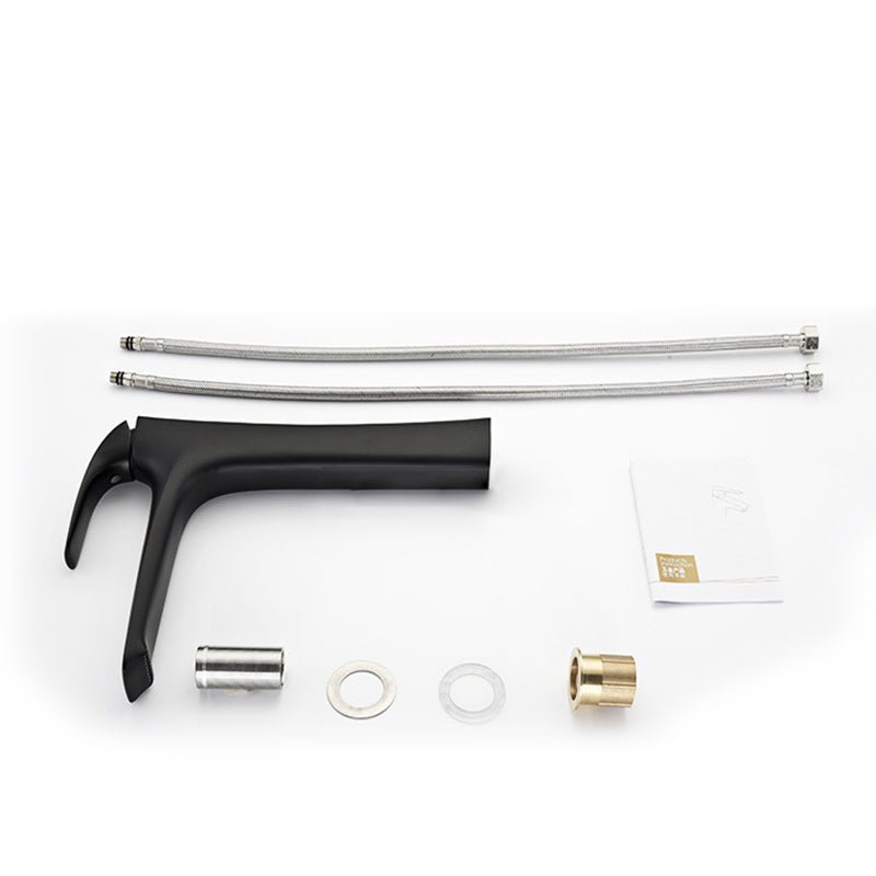 BRASSLINE Washbasin Tap – Eleganter Wasserhahn in Antik-Schwarz aus Vollmessing