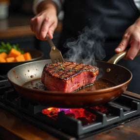 COPPER PAN – Profi-Kupferpfanne mit Antihaftbeschichtung & schneller Wärmeleitung