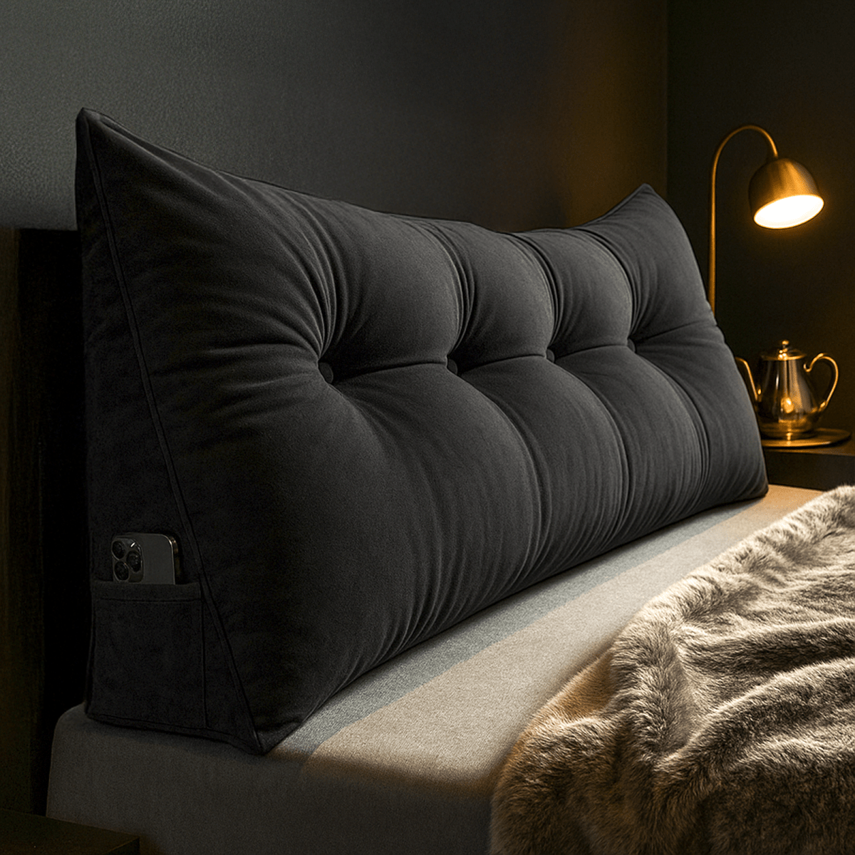 ComfortRest Wedge Pillow – Ergonomische Rückenstütze für Bett & Sofa