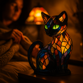LUNACAT – LED-Katzen-Nachtlampe mit sanftem Licht & verspieltem Design