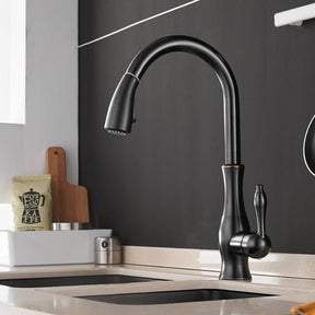 FLEXFLOW Kitchen Tap – Edelstahl Küchenarmatur mit ausziehbarem Sprühkopf & flexiblem Design