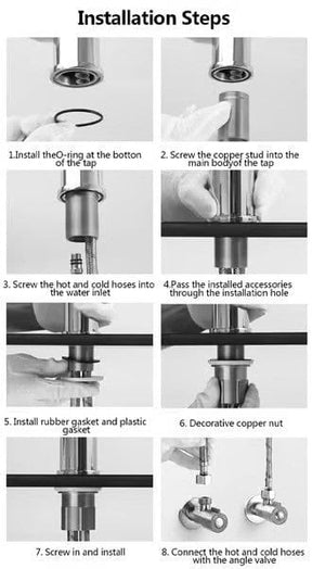 FLEXISPOUT – Flexibler Wasserhahn mit 360° Sprühfunktion für Bad & Küche