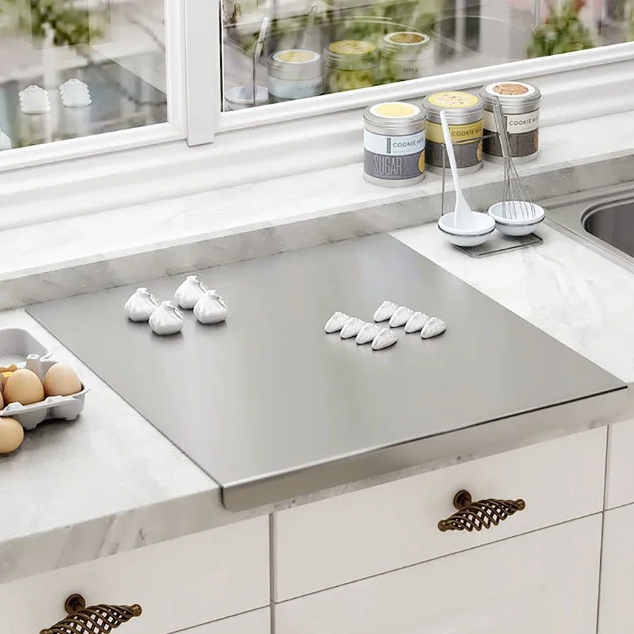 FlexiBoard – Klappbares L-Schneidebrett für Obst, Gemüse & Teig