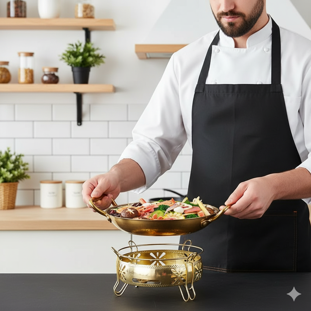 STEELCHEF – Hammerschlag-Edelstahltopf für Pfannen, Saucen & Vielseitiges Kochen