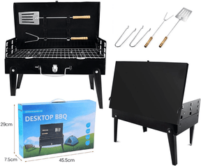 GrillMate Fold – Faltbarer Stahlgrill für mobiles BBQ & spontanes Grillvergnügen