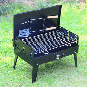 GrillMate Fold – Faltbarer Stahlgrill für mobiles BBQ & spontanes Grillvergnügen