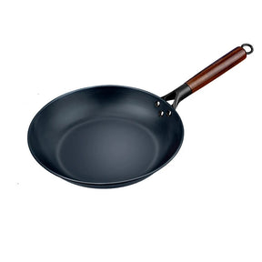 CASTELLA – Gusseisenpfanne mit Holzgriff für gesundes Kochen