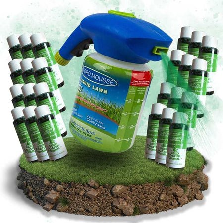HYDRO MOSS PRO – Flüssige Rasen-Hydro-Mousse für Schnelles & Gesundes Graswachstum