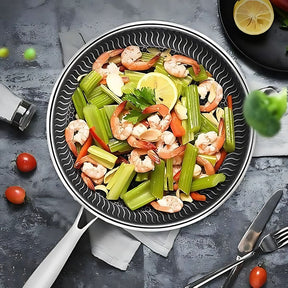 HexaPan – Edelstahlpfanne mit Antihaft & Hexa-Design