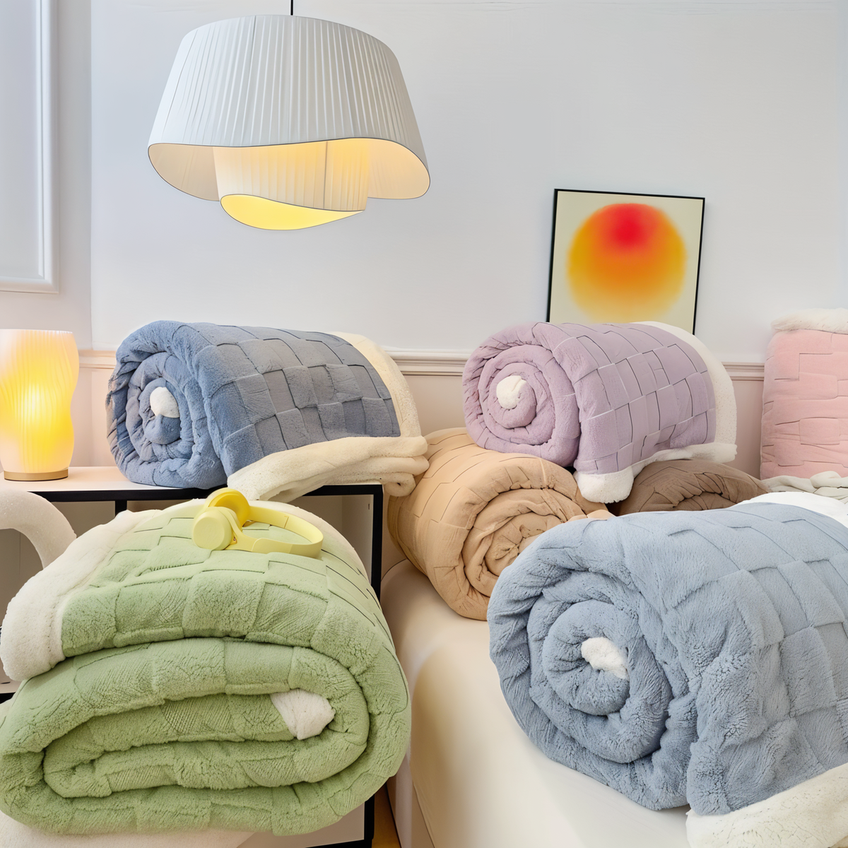 WINTERLOFT – Wendede Fleecedecke