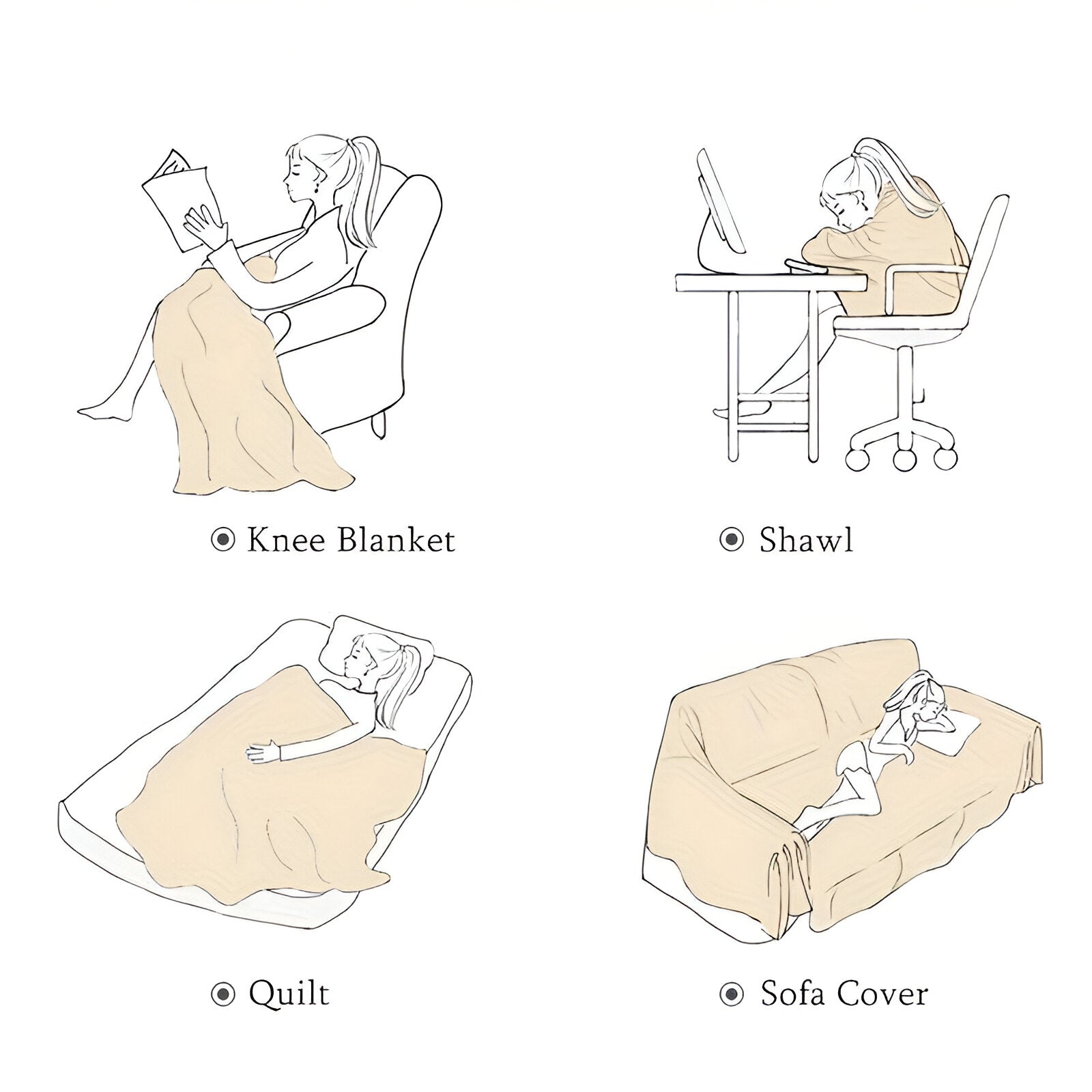 WEAVELOFT – Wendede Baumwollwurfdecke