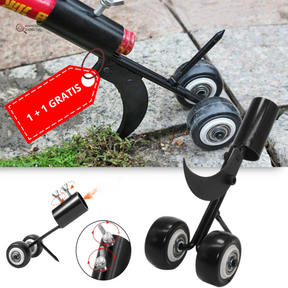 RootEase Deluxe Weed Remover – Rückenschonender Unkrautstecher mit Holzgriff