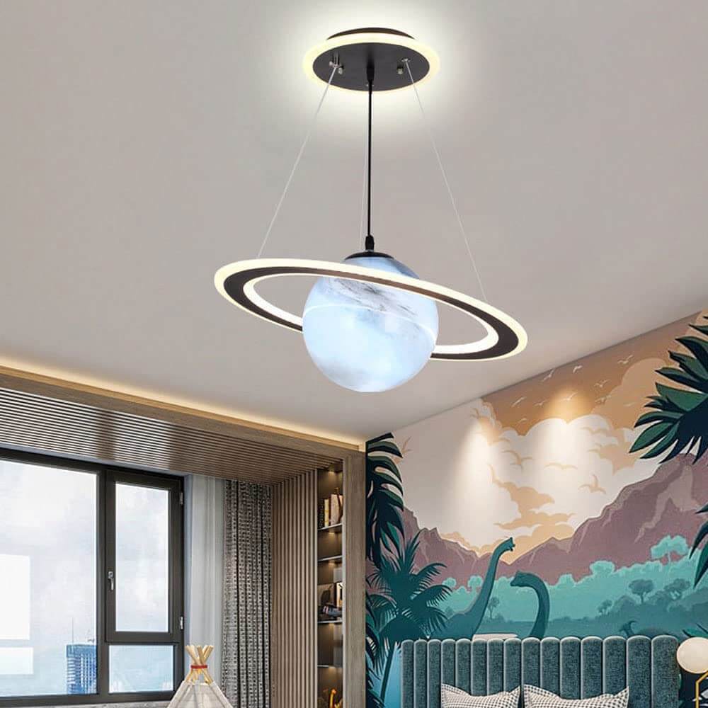 LED Planet Hanging Lamp – Kinderzimmer-Deckenlampe mit Planeten-Design & sanftem Nachtlicht