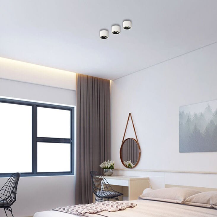 LUMICIRCLE – Minimalistische LED Deckenleuchte mit verstellbarem Spot