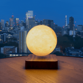 MOONFLOAT – Schwebende Mondlampe mit LED-Farbwechsel für beruhigende Atmosphäre