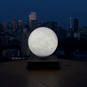 MOONFLOAT – Schwebende Mondlampe mit LED-Farbwechsel für beruhigende Atmosphäre