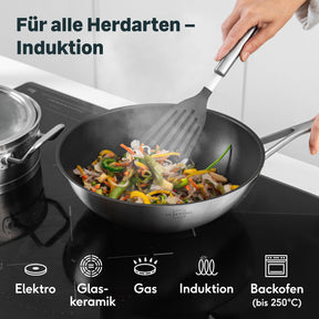 Wokpfanne mit Deckel