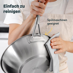 Wokpfanne mit Deckel