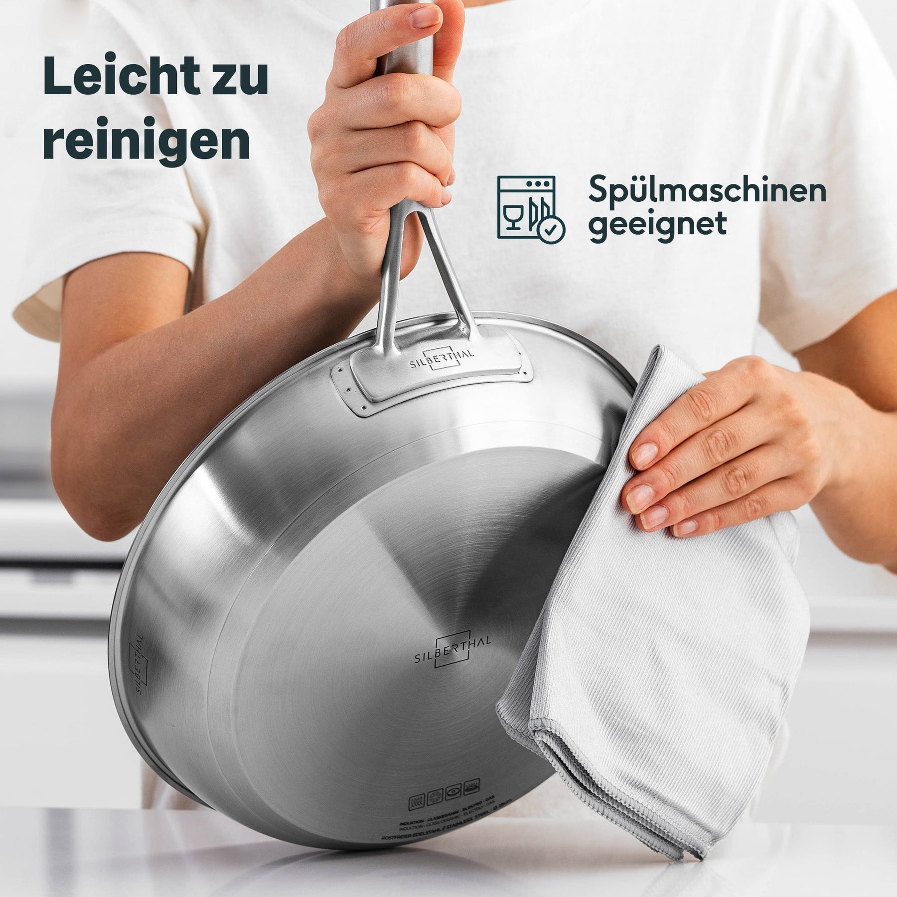Pfannen & Topfset Unbeschichtet 7-teilig