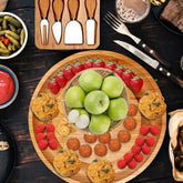 CheeseMate – Rundes Bambus-Käsebrett