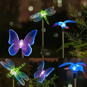 ButterflyGlow Gartenlicht – Solarbetrieben & Zauberhaft bei Nacht