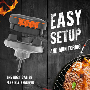 TempMaster BBQ-Thermometer – App-gesteuert & Mehrzonenfähig