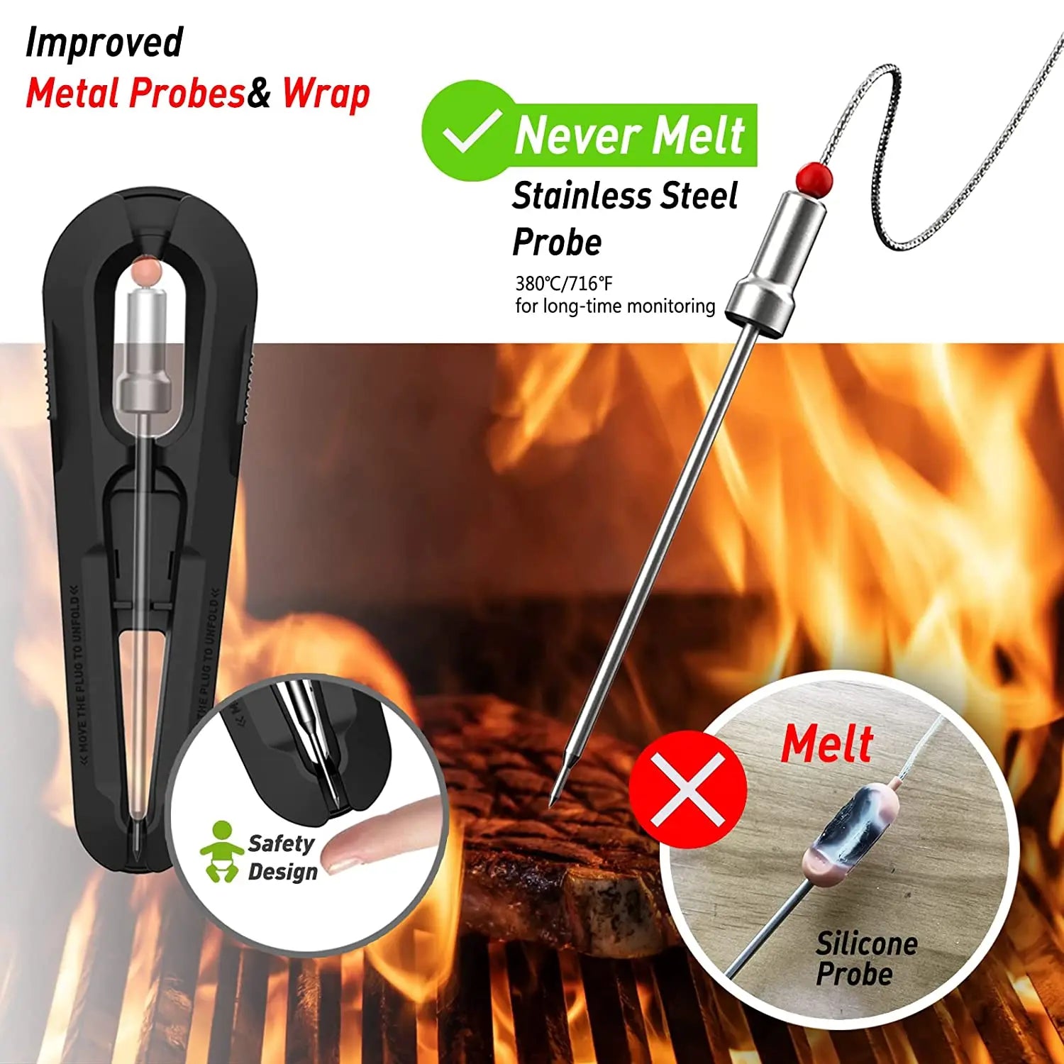 TempMaster BBQ-Thermometer – App-gesteuert & Mehrzonenfähig