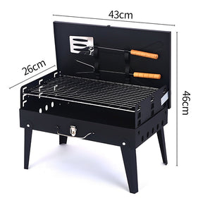 GrillMate Fold – Faltbarer Stahlgrill für mobiles BBQ & spontanes Grillvergnügen