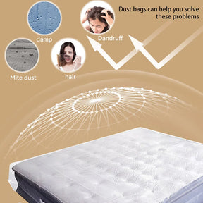 DUSTGUARD MATTRESS COVER – Wasserdichte Matratzenhülle zur Lagerung – Schutz vor Staub & Feuchtigkeit