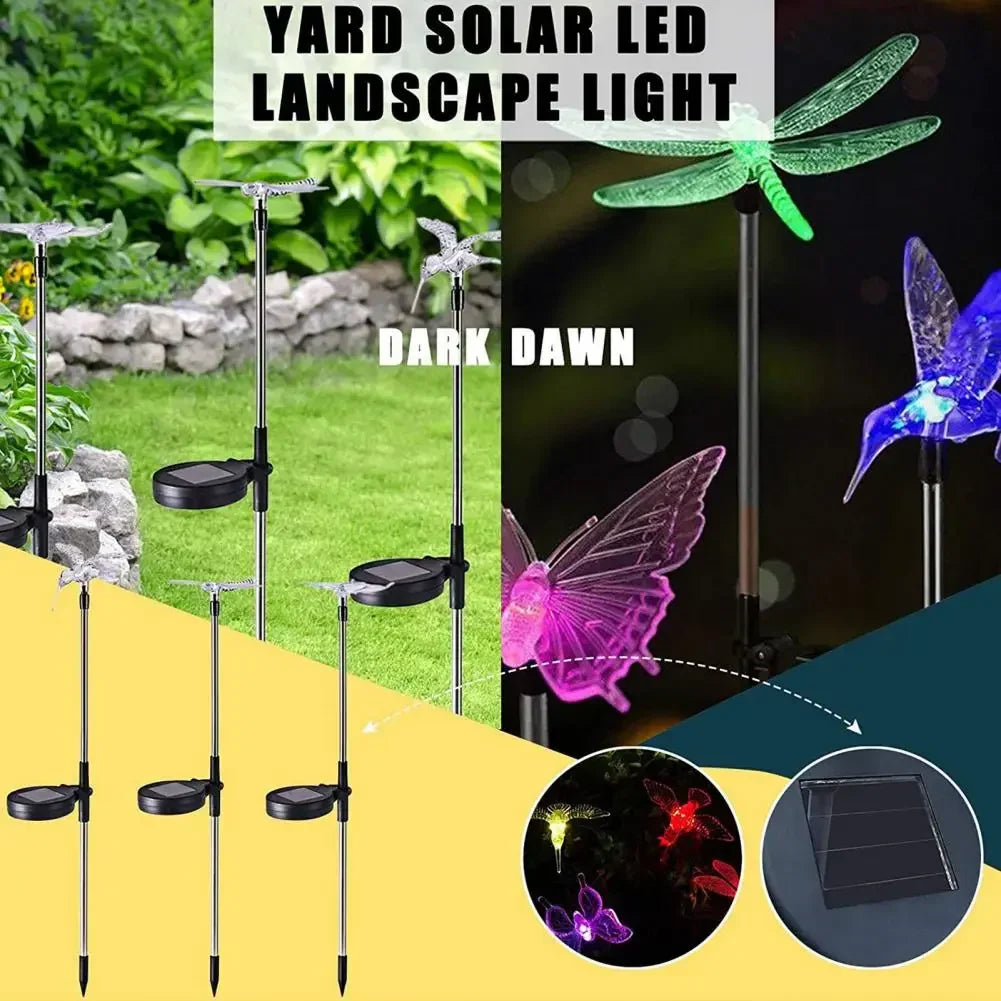 ButterflyGlow Gartenlicht – Solarbetrieben & Zauberhaft bei Nacht
