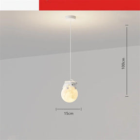 WINTHARA – Bezaubernde Deckenleuchte mit Bär auf dem Mond