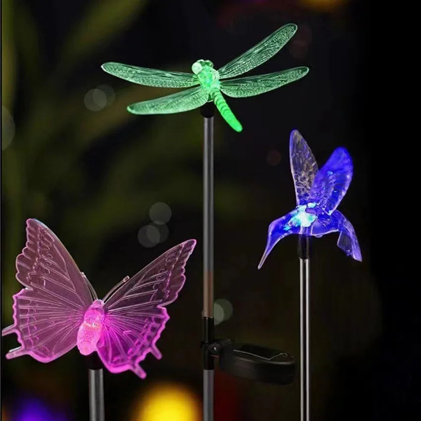 ButterflyGlow Gartenlicht – Solarbetrieben & Zauberhaft bei Nacht