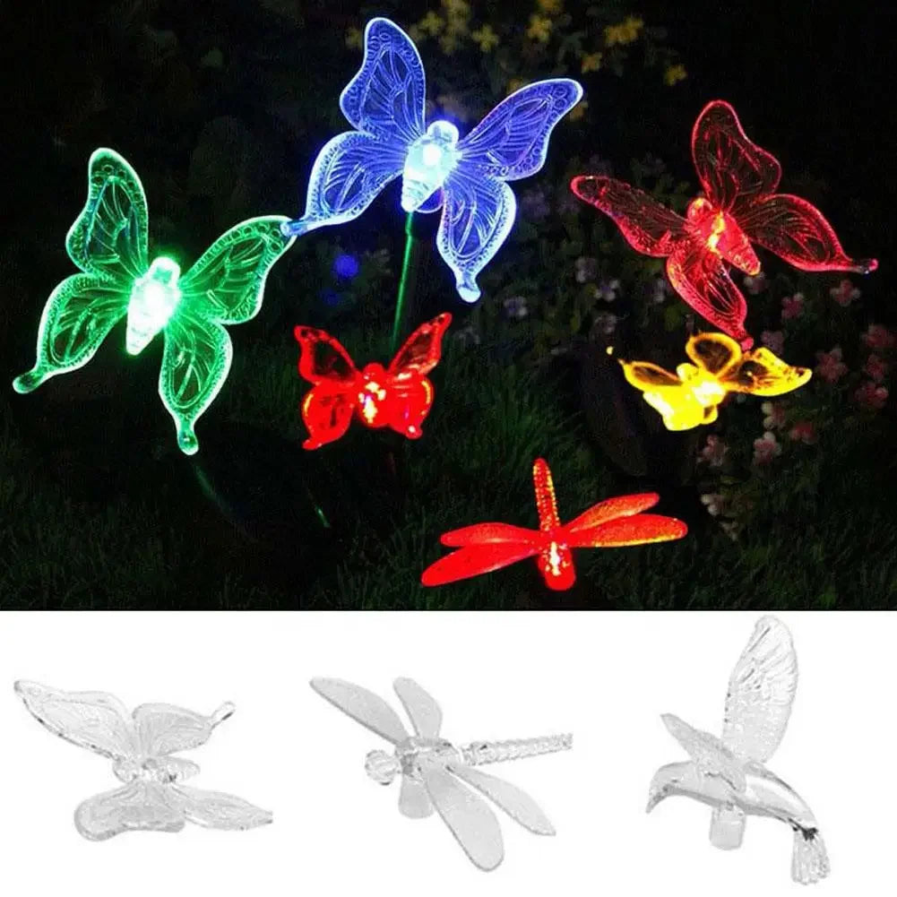 ButterflyGlow Gartenlicht – Solarbetrieben & Zauberhaft bei Nacht