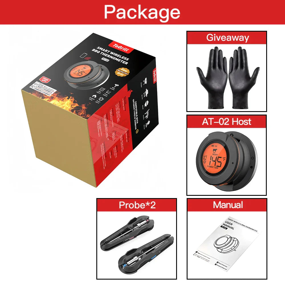 TempMaster BBQ-Thermometer – App-gesteuert & Mehrzonenfähig