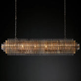 MERIDIA – Elegante Deckenleuchte aus Edelstahl